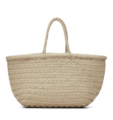 Dragon Diffusion  Off-White Triple Jump 小号托特包<br />&nbsp;&nbsp;&nbsp;&nbsp;&nbsp;&nbsp;&nbsp;8.5折&nbsp;$374（约2585.95元）