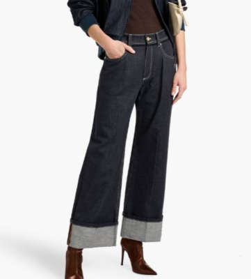 Brunello Cucinelli 高腰阔腿牛仔裤<br />&nbsp;&nbsp;&nbsp;&nbsp;&nbsp;&nbsp;&nbsp;4.5折&nbsp;$896（约6195.21元）