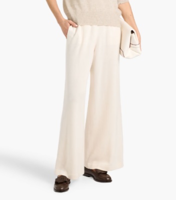 Brunello Cucinelli 羊毛、羊绒及真丝混纺阔腿裤<br />&nbsp;&nbsp;&nbsp;&nbsp;&nbsp;&nbsp;&nbsp;4折&nbsp;$1560（约10786.31元）