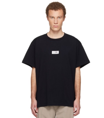 MM6 Maison Margiela  黑色纯棉数字T恤<br />&nbsp;&nbsp;&nbsp;&nbsp;&nbsp;&nbsp;&nbsp;8.5折&nbsp;$165.75（约1145.27元）