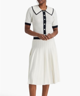 赵露思同款 ！Thom Browne 褶皱钩织中长衬衫裙<br />&nbsp;&nbsp;&nbsp;&nbsp;&nbsp;&nbsp;&nbsp;4.5折&nbsp;$900（约6158.25元）