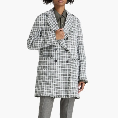 Thom Browne Frayed 格纹西装大衣<br />&nbsp;&nbsp;&nbsp;&nbsp;&nbsp;&nbsp;&nbsp;2.8折&nbsp;$1064（约7260.31元）