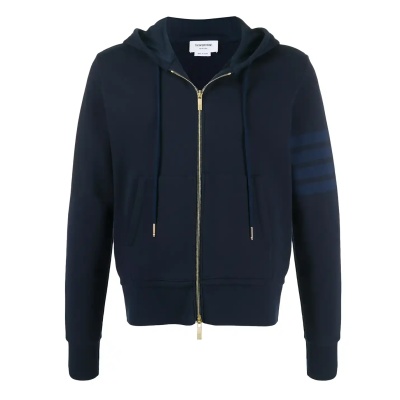 Thom Browne 四条纹拉链反面毛圈针织连帽衫<br />&nbsp;&nbsp;&nbsp;&nbsp;&nbsp;&nbsp;&nbsp;5折&nbsp;¥2927