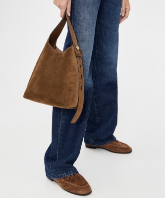 Tory Burch 麂皮 Hobo 包包<br />&nbsp;&nbsp;&nbsp;&nbsp;&nbsp;&nbsp;&nbsp;5.6折&nbsp;$222（约1507.91元）