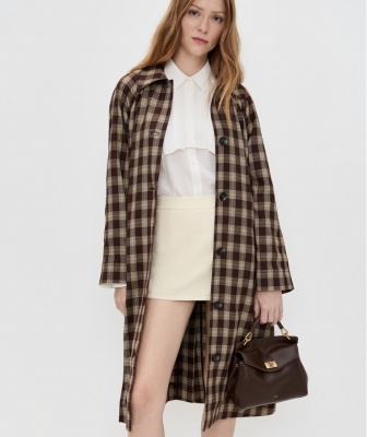Reformation Beck 格纹外套<br />&nbsp;&nbsp;&nbsp;&nbsp;&nbsp;&nbsp;&nbsp;3折&nbsp;$104.4（约711.5元）