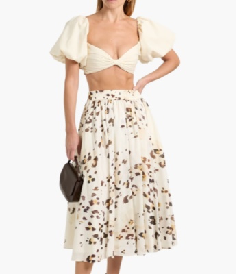 ZIMMERMANN 印花棉质巴里纱中长半身裙<br />&nbsp;&nbsp;&nbsp;&nbsp;&nbsp;&nbsp;&nbsp;4.5折&nbsp;$268（约1825.21元）