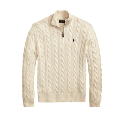 澳门站定价优势！Polo Ralph Lauren 拉夫劳伦针织绞花拉链领毛衣<br />&nbsp;&nbsp;&nbsp;&nbsp;&nbsp;&nbsp;&nbsp;HK$1789（约1550.53元）