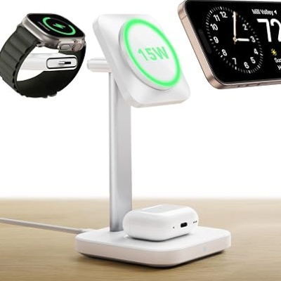ESR 3合1无线充电站 15W MagSafe<br />&nbsp;&nbsp;&nbsp;&nbsp;&nbsp;&nbsp;&nbsp;4.3折&nbsp;$12.99（约88.32元）