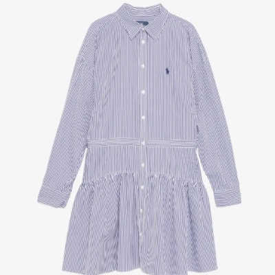 Polo Ralph Lauren 拉夫劳伦条纹荷叶边中长衬衫裙<br />&nbsp;&nbsp;&nbsp;&nbsp;&nbsp;&nbsp;&nbsp;6.8折&nbsp;¥1483