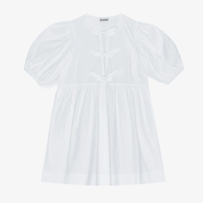 GANNI 府绸系带迷你连衣裙<br />&nbsp;&nbsp;&nbsp;&nbsp;&nbsp;&nbsp;&nbsp;4折&nbsp;¥799