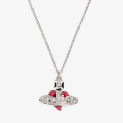 澳门站定价优势！Vivienne Westwood 西太后 New Diamante 爱心土星吊饰项链<br />&nbsp;&nbsp;&nbsp;&nbsp;&nbsp;&nbsp;&nbsp;HK$965（约827.2元）