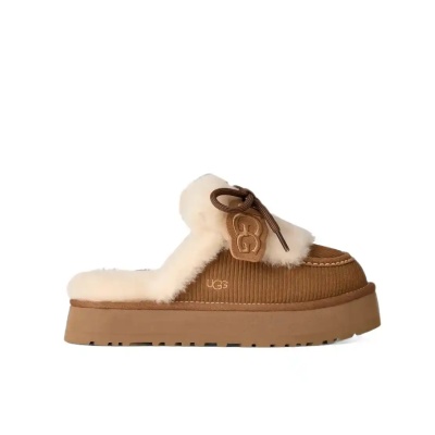 张元英同款！UGG Disquette Heritage 厚底拖鞋<br />&nbsp;&nbsp;&nbsp;&nbsp;&nbsp;&nbsp;&nbsp;¥1420