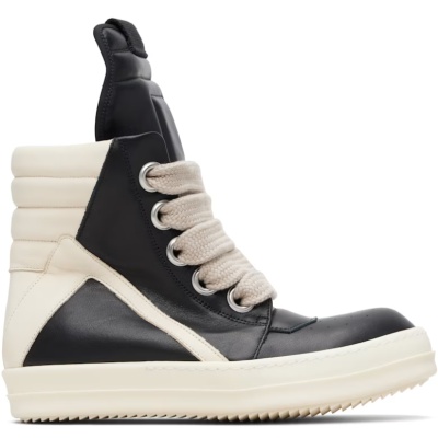 Rick Owens 黑色 Temple Jumbolace Geobasket 高帮运动鞋<br />&nbsp;&nbsp;&nbsp;&nbsp;&nbsp;&nbsp;&nbsp;9折&nbsp;HK$9090（约7751.95元）