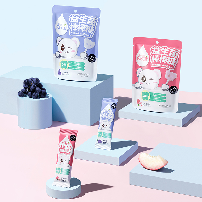 【券后价:15.9元】 贝欧宝益生菌糖无糖棒棒糖2袋 - biobor贝欧宝旗舰店