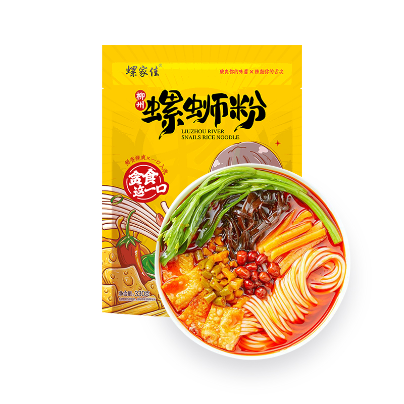 【券后价:5.9元】 【可签】螺家佳柳州螺蛳粉330g/袋 - 螺家佳旗舰店