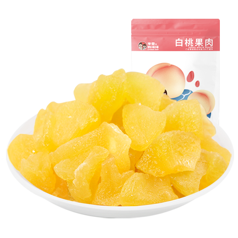 【券后价:7.8元】 【临期】拍2件李雷yu韩梅梅白桃干100g*2袋 - 李雷yu韩梅梅旗舰店