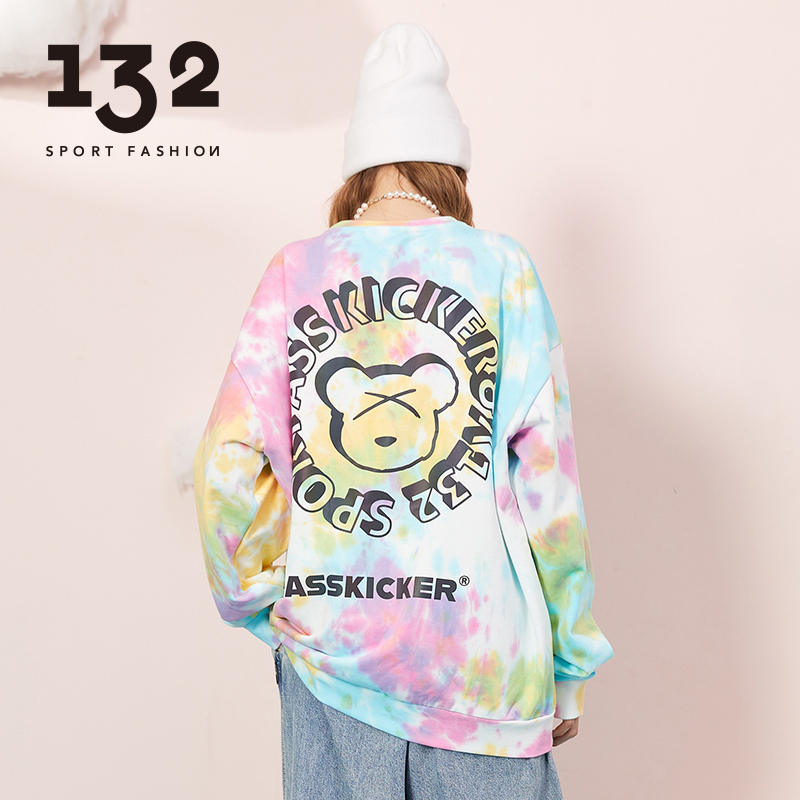 【券后价:49元】 【132】潮牌小熊卡通印花卫衣 - 132旗舰店