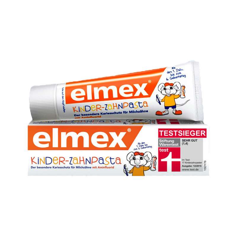 【券后价:47元】 elmex艾美适0-6岁儿童牙膏50ml*2 - 天猫国际自营全球超级店
