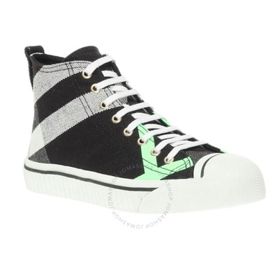 热卖burberry巴宝莉格纹帆布鞋44折29999约1891元