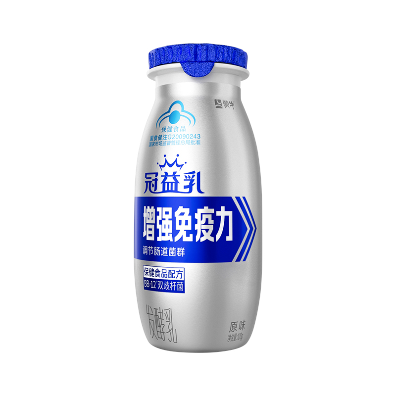 【券后价:55元】 【蒙牛】冠益乳原味发酵乳酸奶100g*18瓶 - 蒙牛低温乳品旗舰店
