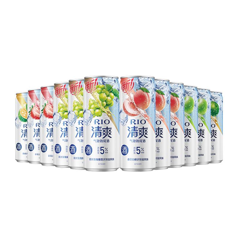 【券后价:74.88元】 锐澳清爽系列5口味330ml*12罐 - 天猫超市