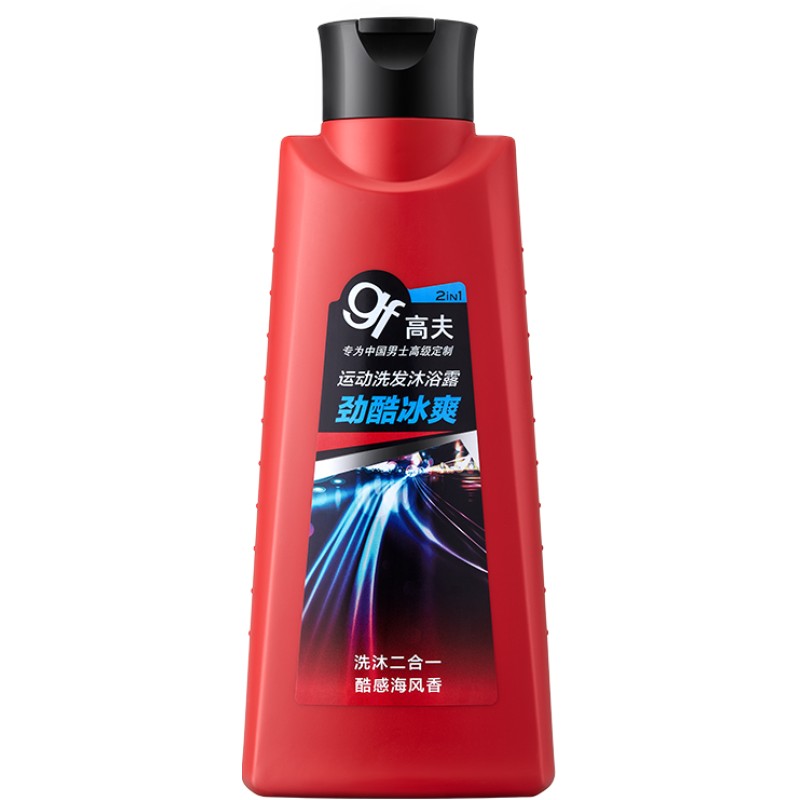 【券后价:25元】 高夫运动洗发沐浴露（劲酷冰爽）400ml - 高夫官方旗舰店