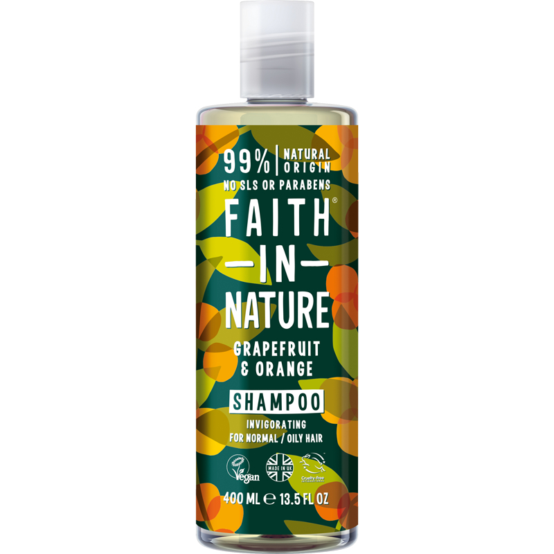 【券后价:48元】 【官旗】英国西柚香橙洗发水400g - FaithInNature洗护海外旗舰店
