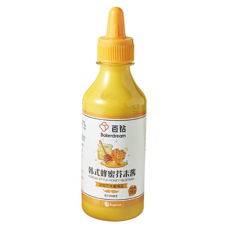 【券后价:7.9元】 首单+签到【百钻】韩式蜂蜜芥末酱280g - 安琪酵母食品专营店