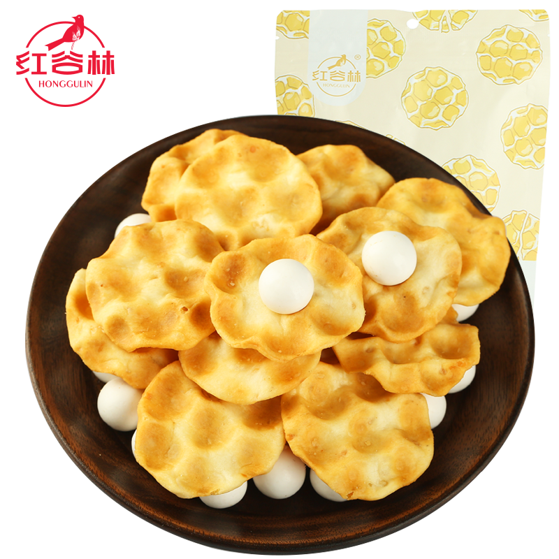 【券后价:19.9元】 【拍5件】红谷林空空脆薯饼100g*5袋