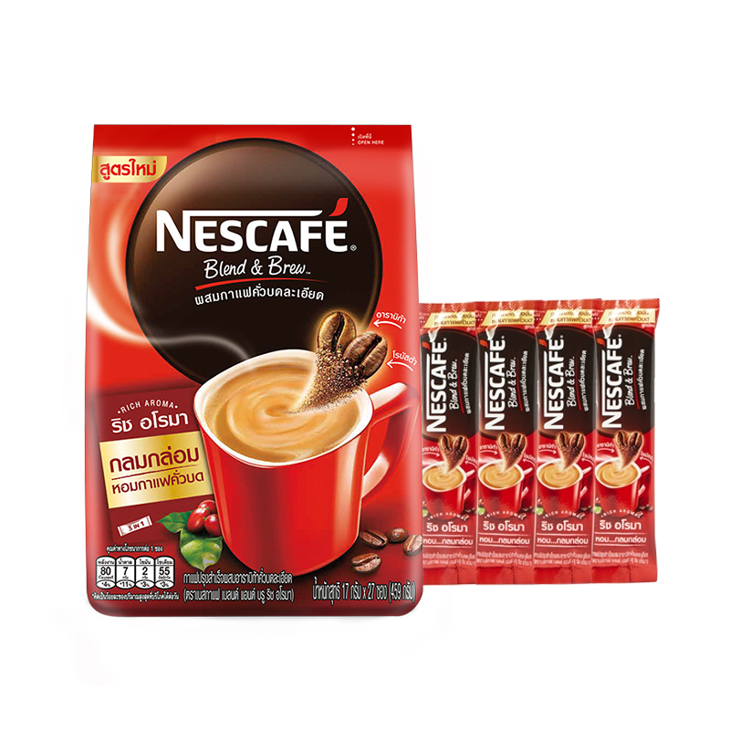 【券后价:25.9元】 【雀巢】三合一速溶咖啡27条袋装 - Nestle雀巢海外旗舰店