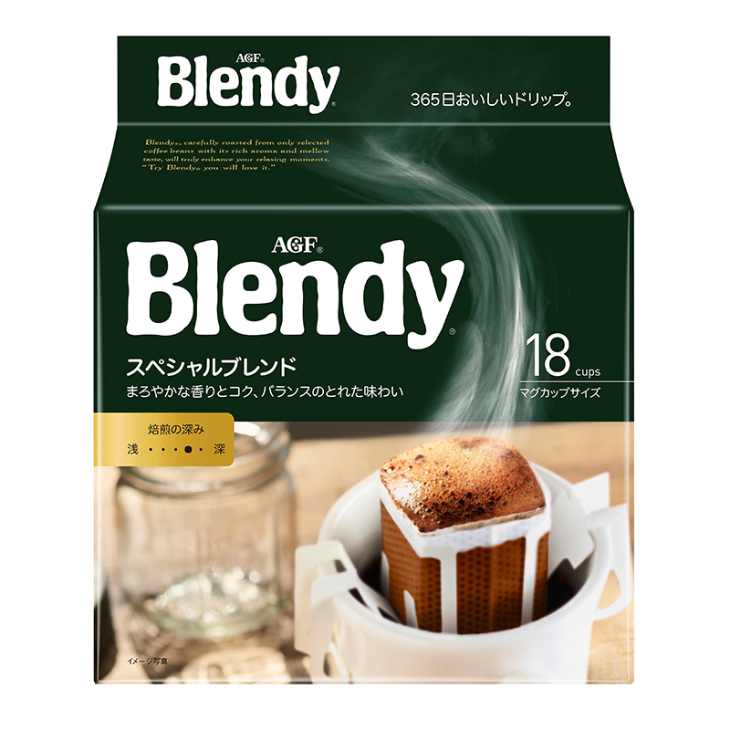 【券后价:33.9元】 Blendy日本挂耳咖啡粉18小包 - 味之素海外旗舰店