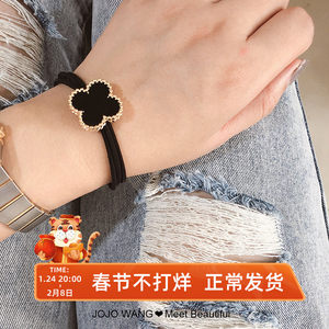 象征lucky的幸运草~皮筋韩国发圈