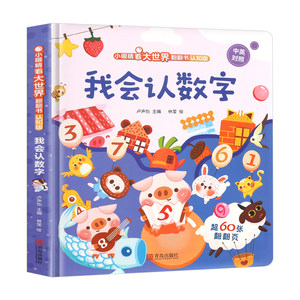 我会认数字3d立体翻翻数学启蒙绘本