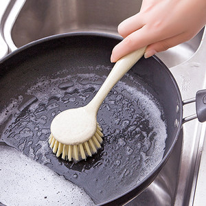 厨房不易沾油长柄洗碗器铁锅刷子