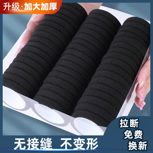 扎头发绳简约女黑色绑头发韩国发圈