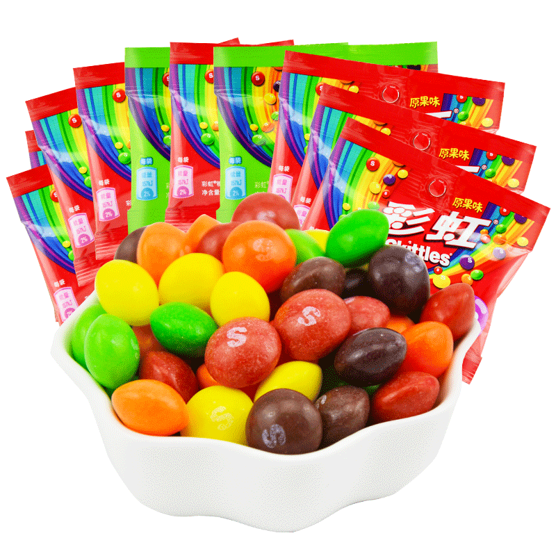 【券后价:7.9元】 【爱巧旗舰店】水果味彩虹糖40g*2袋 - 爱巧旗舰店
