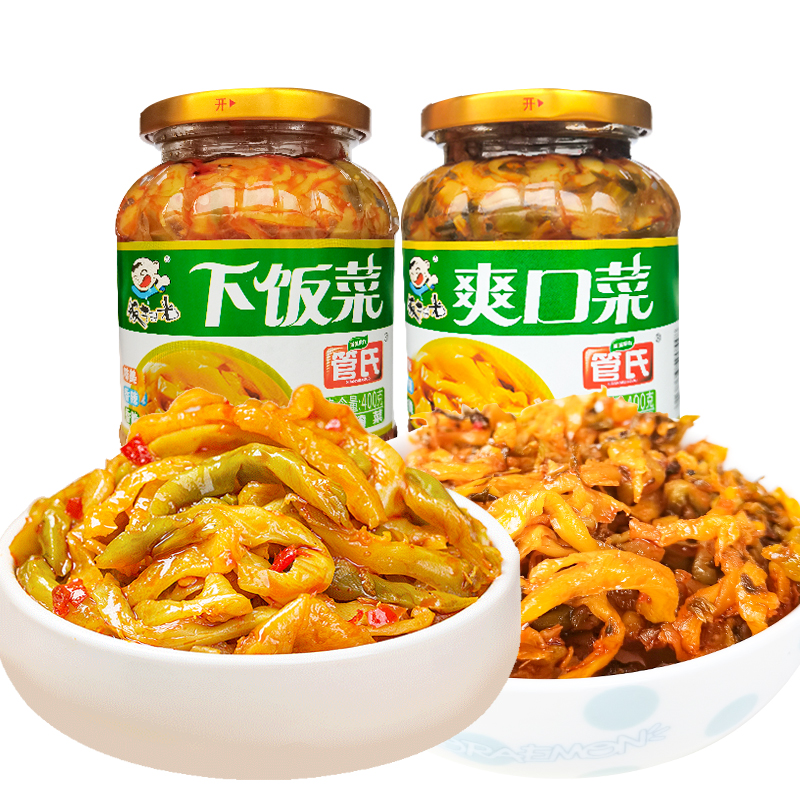 【券后价:6.9元】 【签到】饭扫光下饭菜香菜芯400g - 诚正合力食品专营店