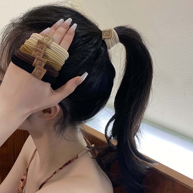 【券后价:3元】 【天降到手1】高弹力无接缝小熊头绳皮筋