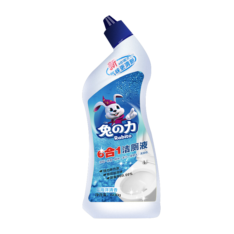 【券后价:5.9元】 【可签到】兔力马桶强力去污清洁剂600ml - 兔力珺凯专卖店