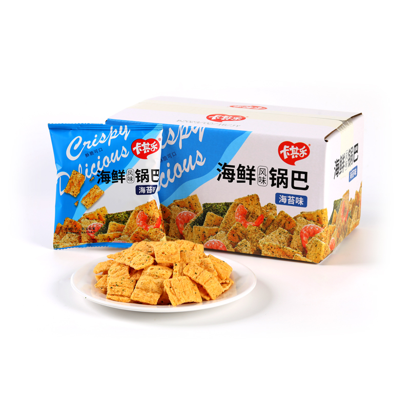 【券后价:1.9元】 【官补1元+签到】卡其乐.海鲜风味锅巴5包 - 卡其乐食品旗舰店