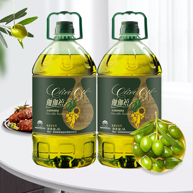 【券后价:69.9元】 西班牙进口橄榄油调和油食用油5L - 伽伽禧旗舰店