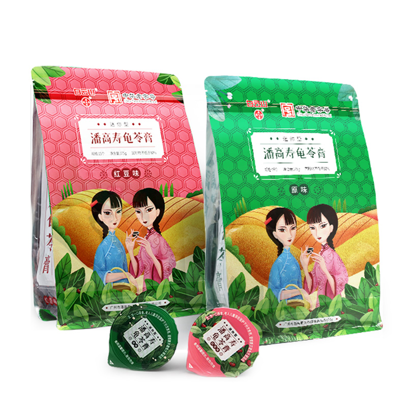 【券后价:9.8元】 潘高寿红豆味龟苓膏果冻杯375g*3袋 - 潘高寿保健品旗舰店