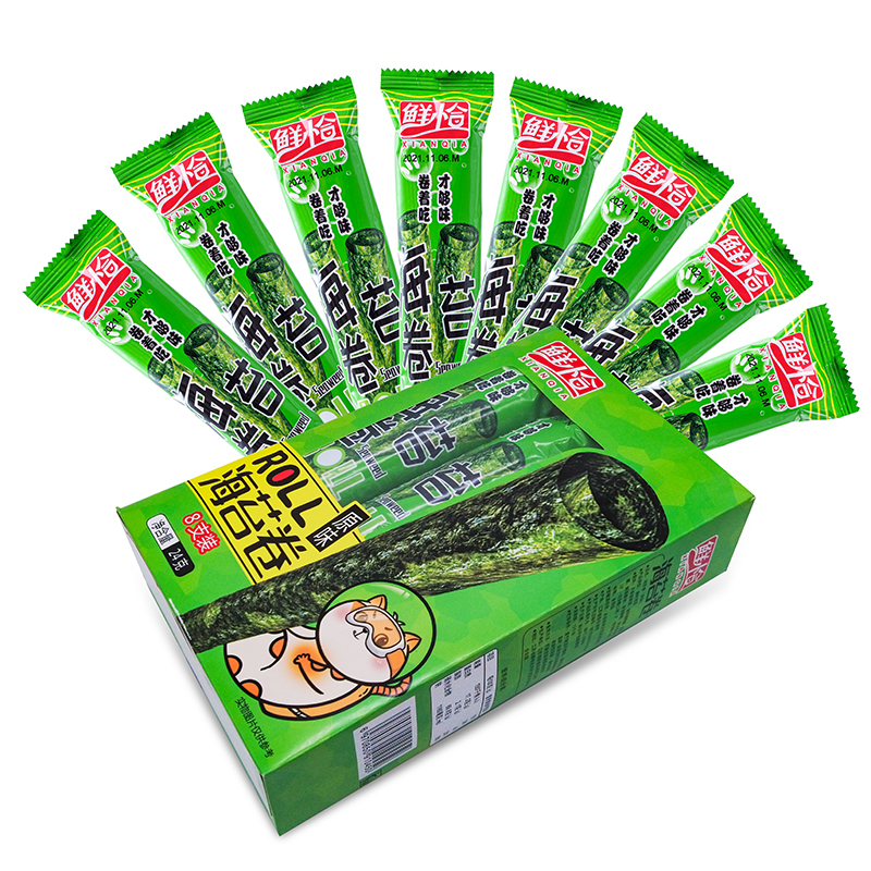 【券后价:9.9元】 【鲜恰】经典海苔卷空心香脆 - 鲜恰食品旗舰店
