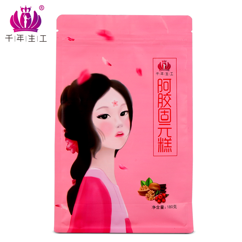 【券后价:15.9元】 拍一发二【千年生工】即食坚果阿胶糕 - 千年生工旗舰店