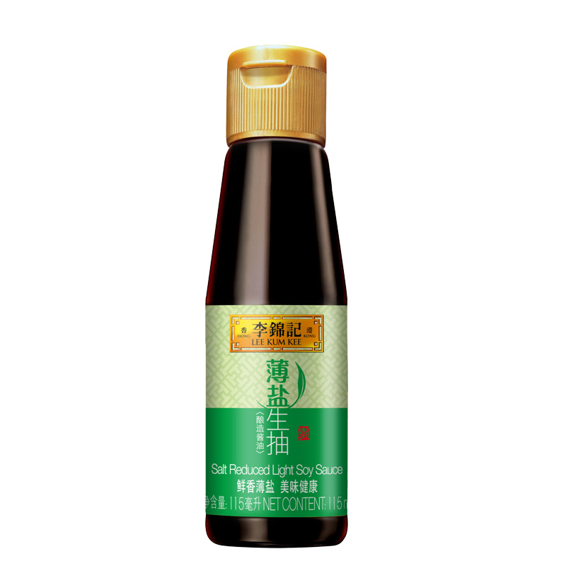 【券后价:3.9元】 【1.9元秒杀】李锦记薄盐生抽115ml