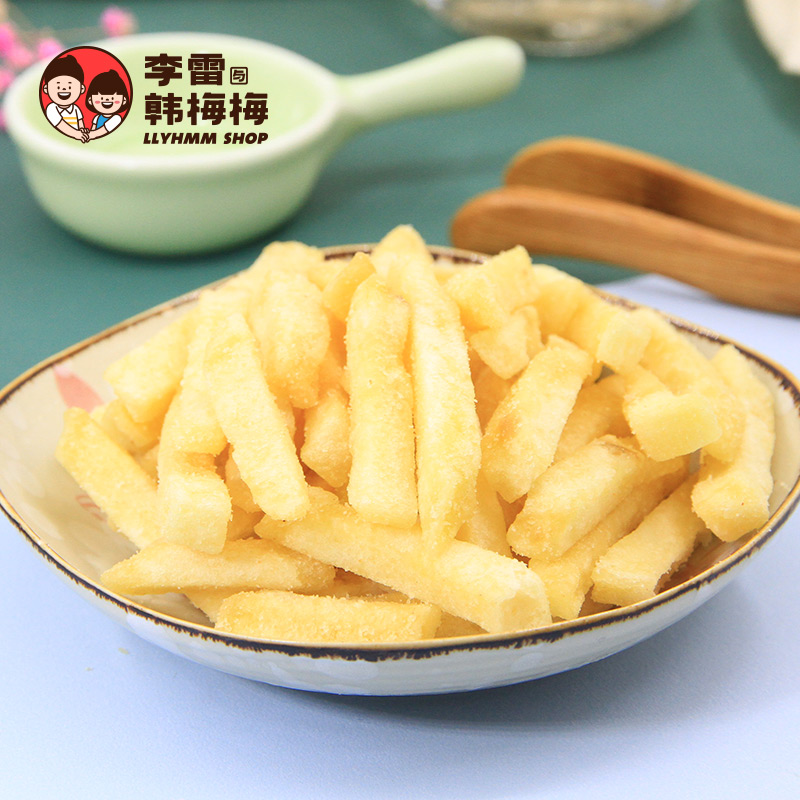【券后价:16.9元】 拍2件李雷yu韩梅梅原切薯条4袋 - 李雷yu韩梅梅旗舰店