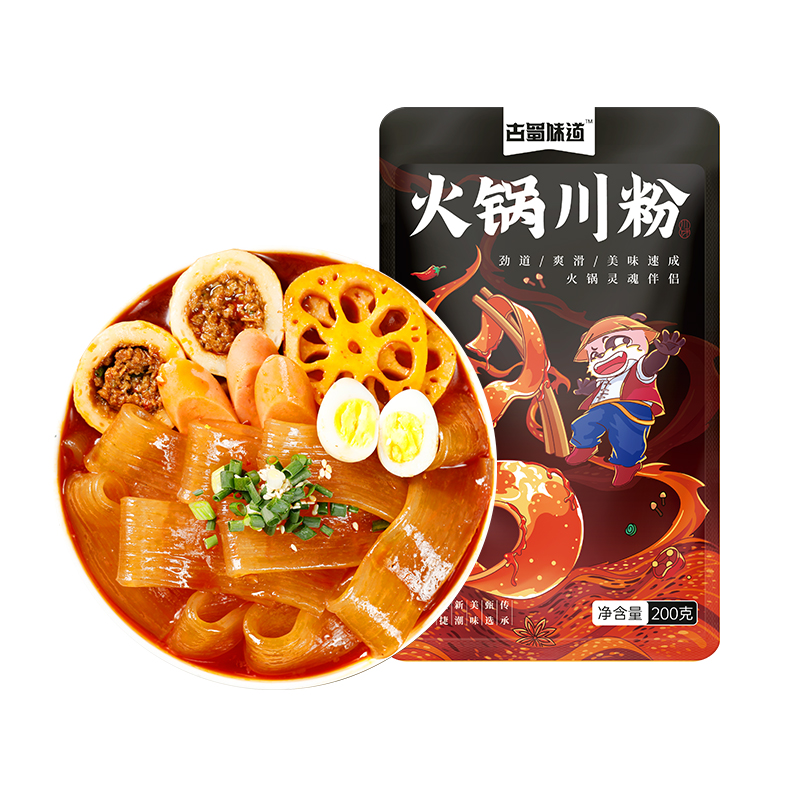 【券后价:9.9元】 古蜀味道小袋装川粉150g*5袋