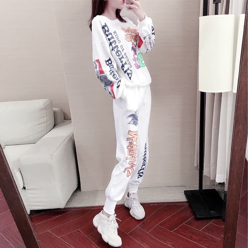 【券后价:59元】 春秋新款时尚运动套装女两件套女 - 卓陆服饰精品