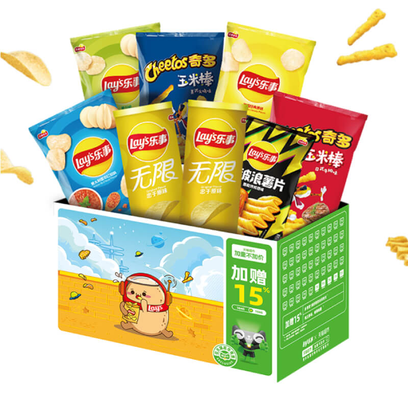 【券后价:39.9元】 乐事薯片礼盒668g×1箱 - 天猫超市
