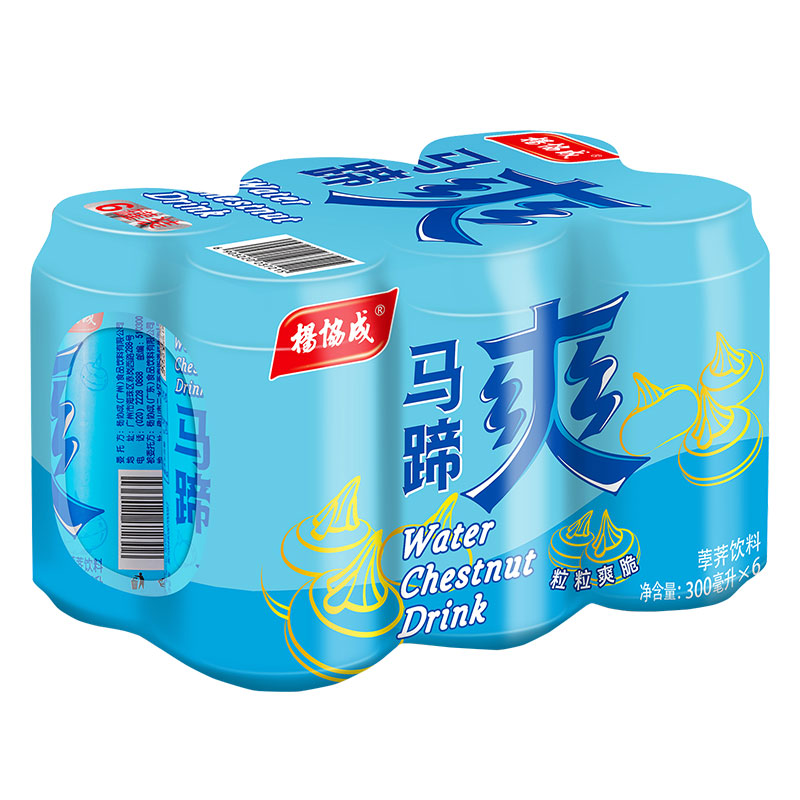 【券后价:18.9元】 yeo's杨协成风味果汁马蹄爽300ml*6罐 - 天猫超市